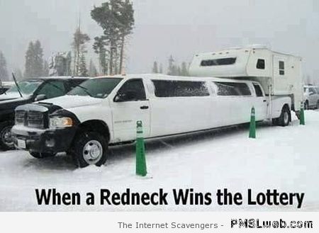lucky day - when a redneck wins the lottery