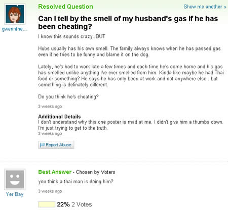 Cheating gas