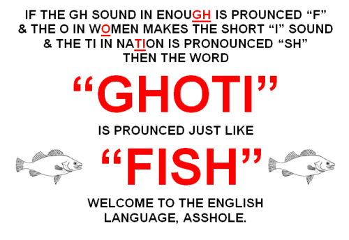 pronouncing English funny