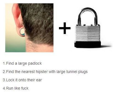 ear padlock prank