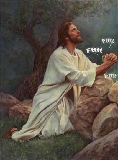 Jesus praying humor