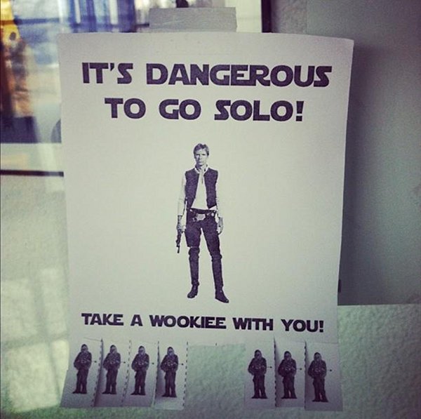 take a wookie with you