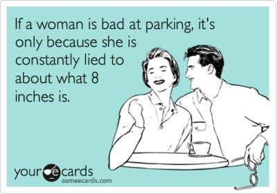 women lied to about 8 inches someecards
