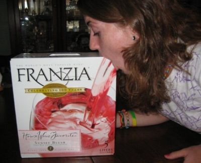 Franzia wine box funny