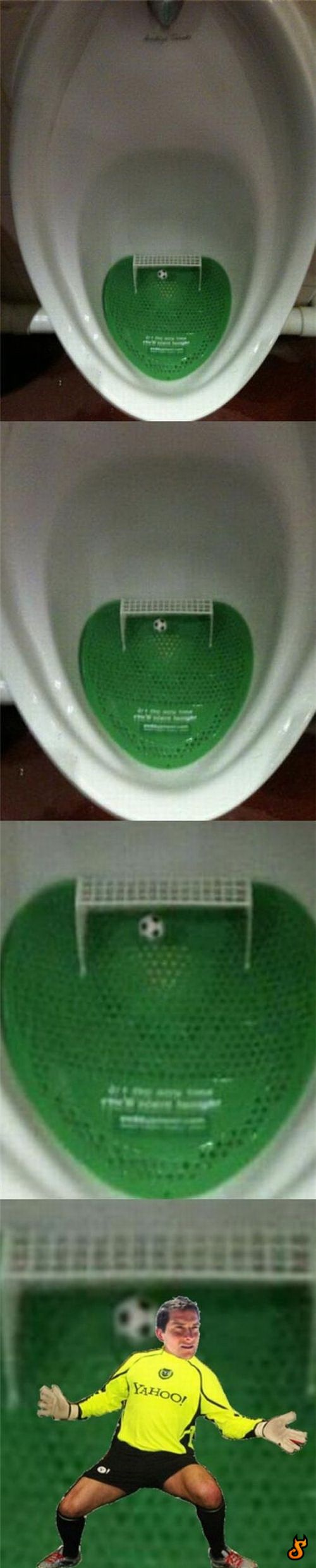play football in your toilets