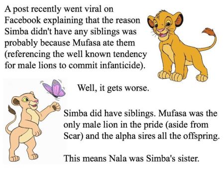 Nala was Simba’s sister funny