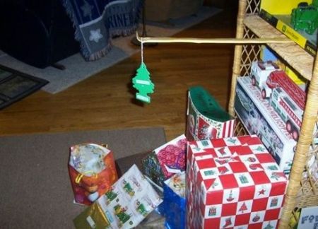 funny christmas tree idea