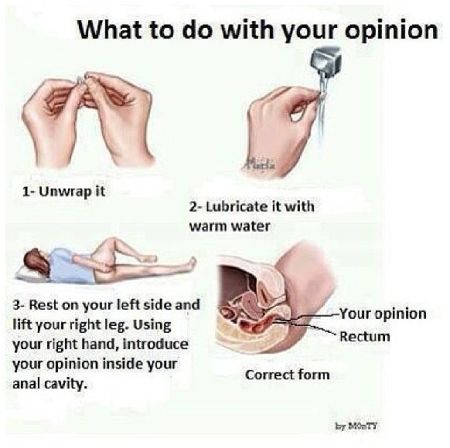 what to do with your opinion funny