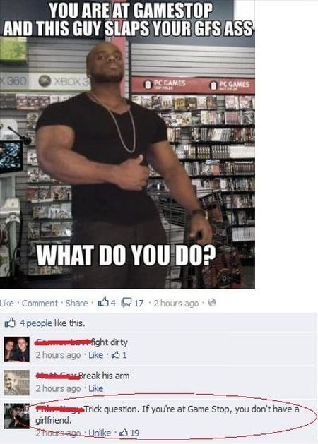 you are at gamestop funny comment