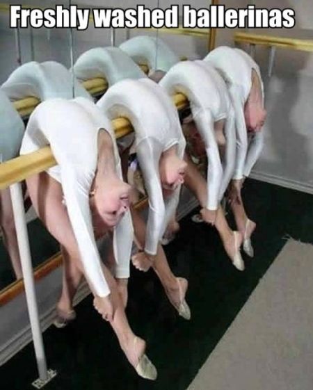 freshly washed ballerinas funny
