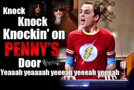 knock knock knocking on penny's door