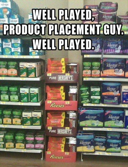 well played product placement guy funny