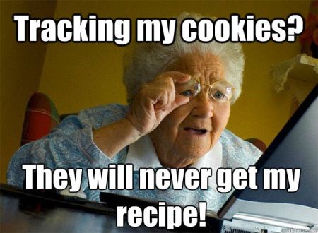 grandma tracking my cookies funny