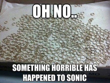 oh no something horrible has happened to sonic funny meme