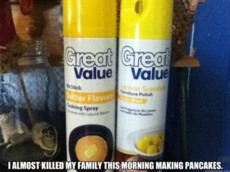 I almost killed my family making pancakes funny