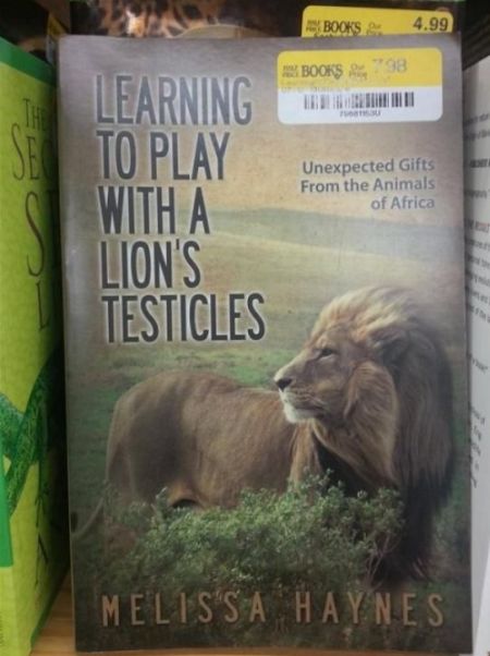 funny lion book title