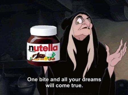 nutella one bite and your dreams will come true