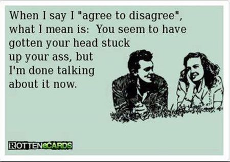 when I say I agree to disagree ecard