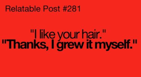 I like you hair funny quote