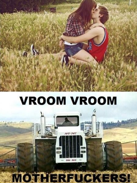 vroom vroom funny love tractor