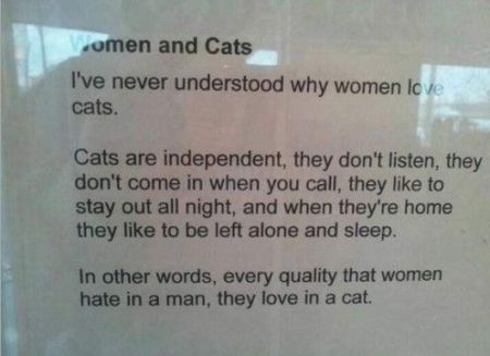 women and cats