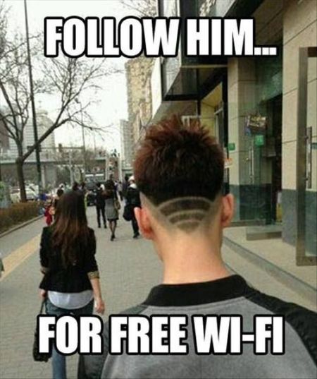 follow him for free wifi