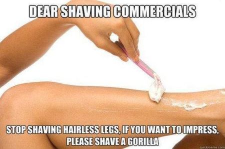 dear shaving commercials