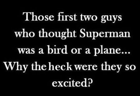 superman funny quote