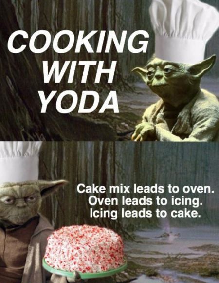 cooking with Yoda