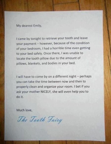 tooth fairy parenting win