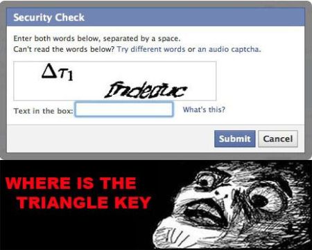 where is the triangle key captcha funny