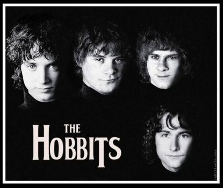 the hobbits rock poster