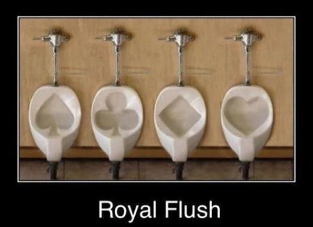 royal flush funny