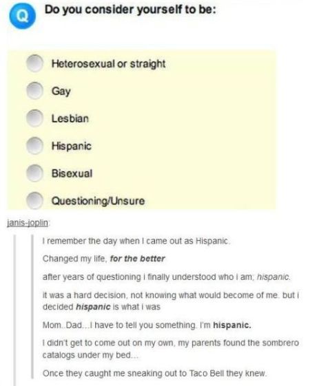 do you consider yourself to be Hispanic