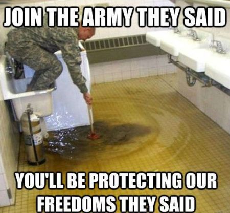 join the army they said