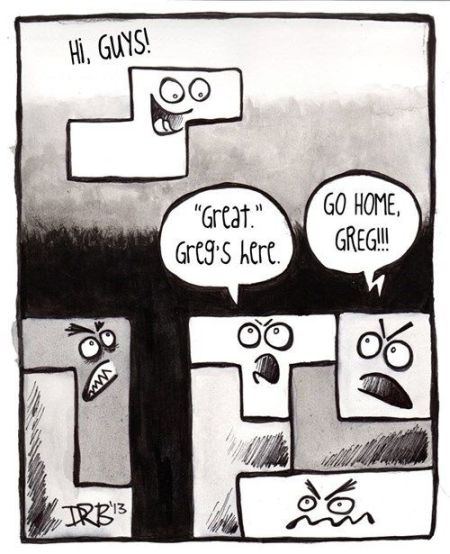 tetris funny cartoon