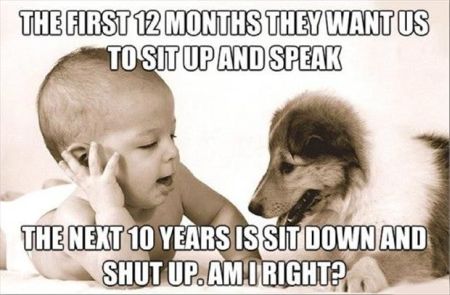 the first 12 months they want us to sit up and speak