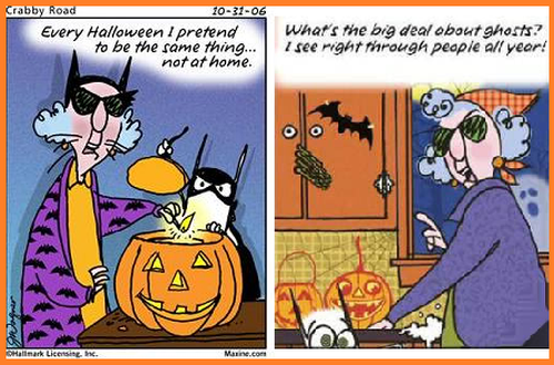 Maxine Halloween cartoon