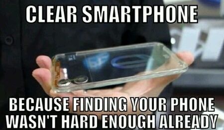 clear smartphone funny