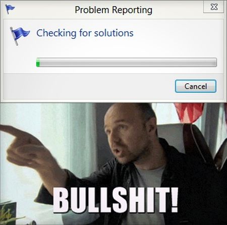 windows checking for solutions funny
