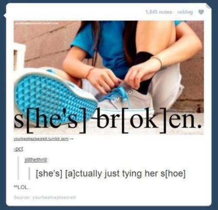 she’s broken funny