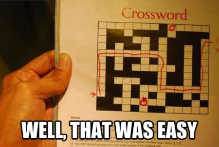 crossword funny