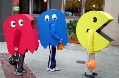 Funny Halloween costume pacman