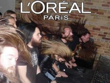 L’Oréal funny hardrockers hair 