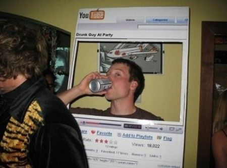 drunk guy youtube costume