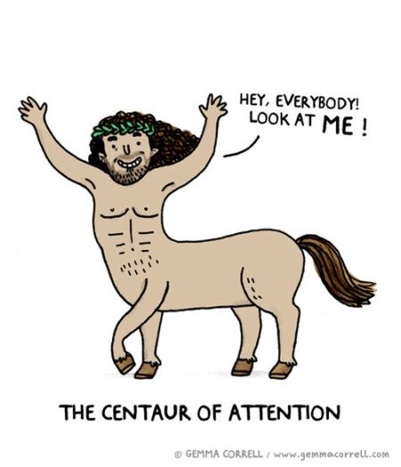 the centaur of attention