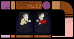 Kirk versus picard game