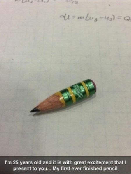 my first ever finished pencil