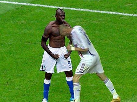 Funny  football/soccer meme – Balotelli Zidane