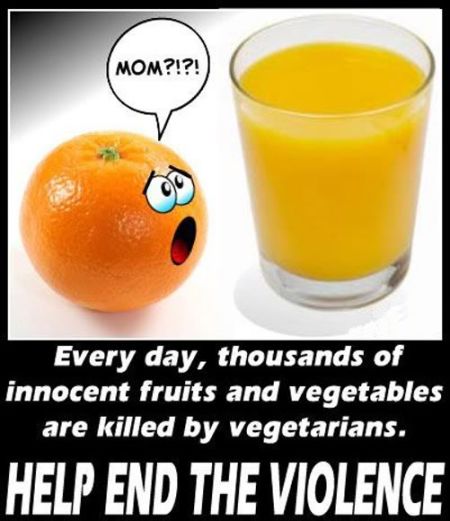 help end violence orange juice funny